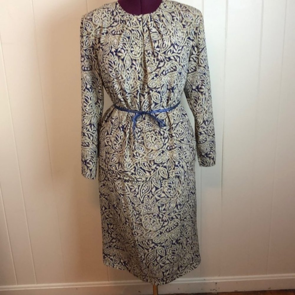 Vintage 70s/80s 2pc Disco Blouse & Skirt Set